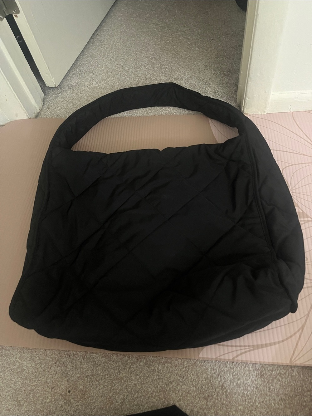 COS Black Diamond  Quilted Bag